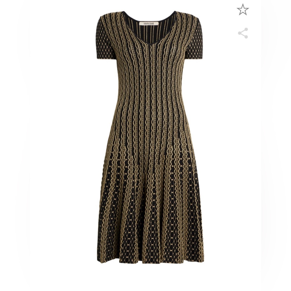 Robert Cavalli V-Neck Dress - Picture 2 of 9
